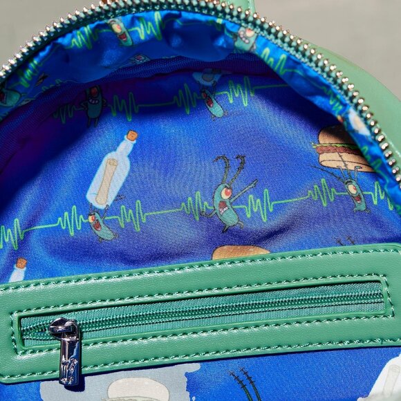 Loungefly Spongebob Squarepants Plankton Lenticular Mini-Backpack main image 6